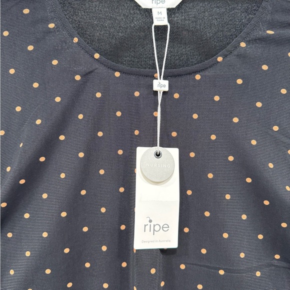 Ripe Dresses & Skirts - Ripe Charcoal Dress with Brown Dots